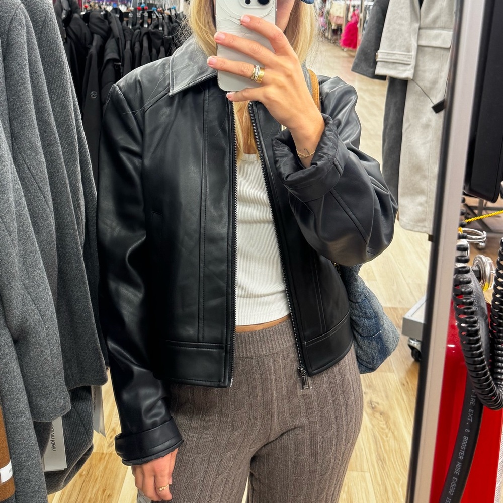 Sanctuary Black Leather Jacket